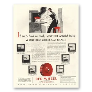 1929 Lorain Gas Ranges Print Ad | Red Wheel