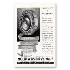 1929 Mohawk Tires Print Ad | Smartest Cars
