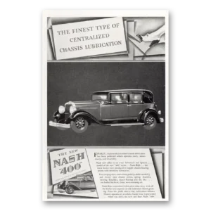 1929 Nash Motors Print Ad | Centralized Chassis