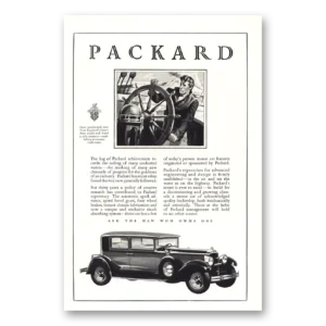 1929 Packard Print Ad | Clipper Ships