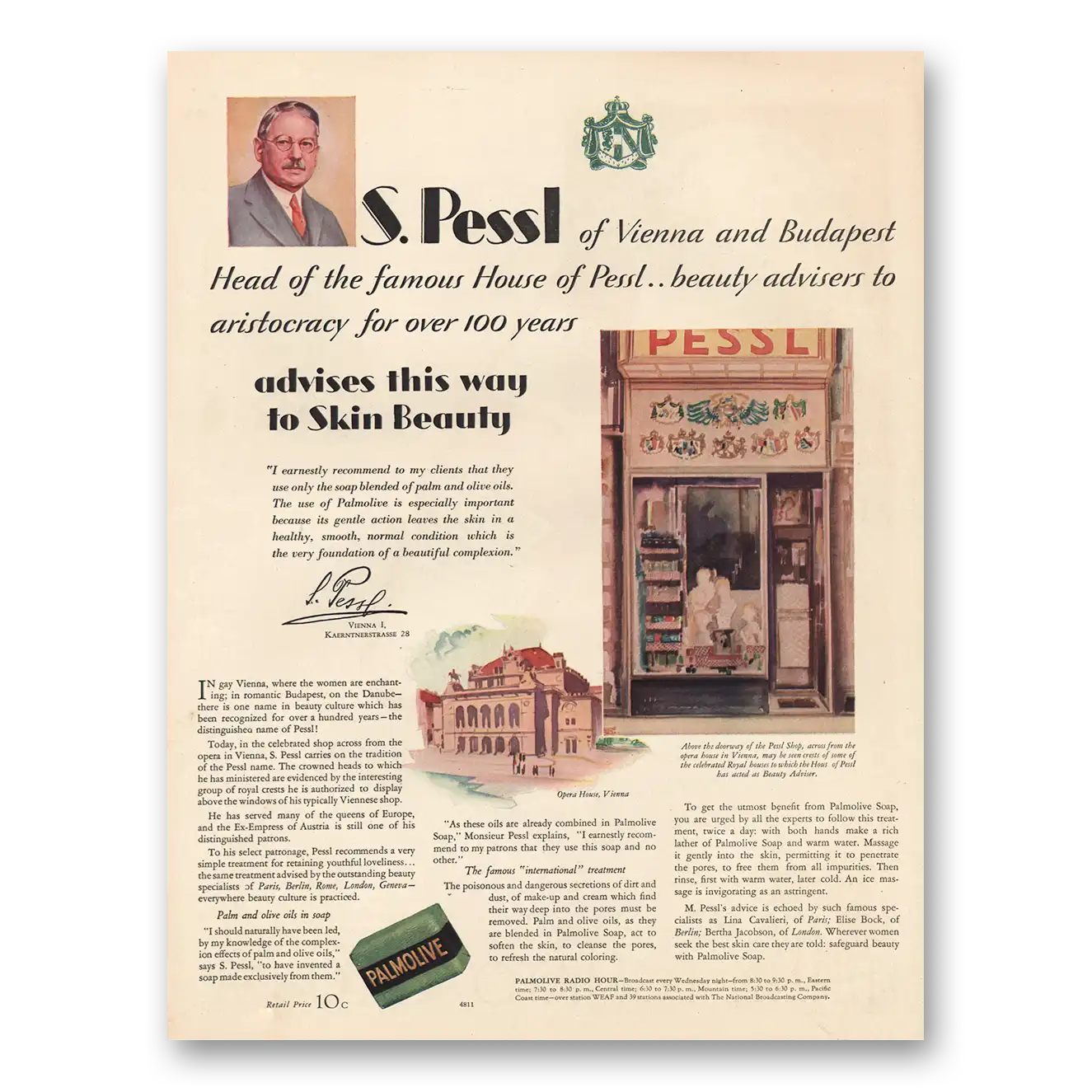 1929 Palmolive Soap Print Ad | House Pessl