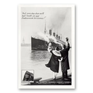 1929 Prudential Insurance Print Ad | Some Day Dear