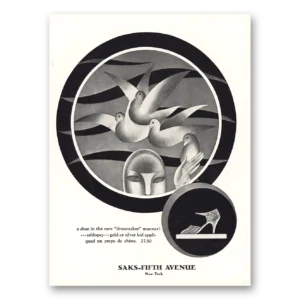 1929 Saks Fifth Avenue Print Ad | Dressmaker Manner