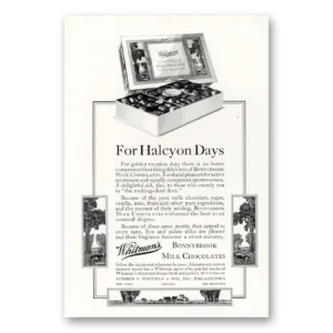 1929 Whitmans Chocolates Print Ad | Halcyon Days
