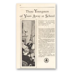 1930 American Telephone Print Ad | Youngsters
