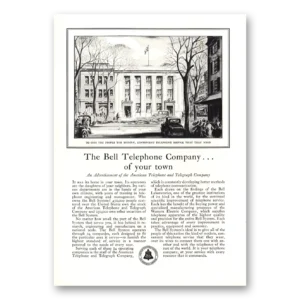 1930 American Telephone Print Ad | Your Town