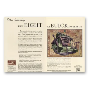 1930 Buick 8 Print Ad | This Saturday