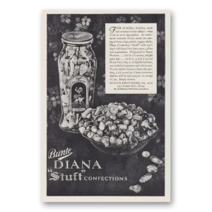 1930 Bunte Mi Choice Chocolates Print Ad | Diana Stuft