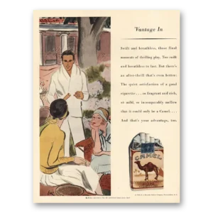 1930 Camel Cigarettes Print Ad | Swift Breathless