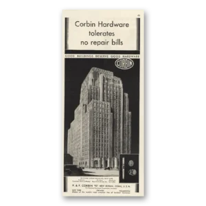 1930 P & F Corbin Print Ad | Western Union