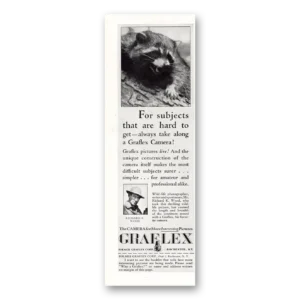 1930 Graflex Cameras Print Ad | Hard To Get
