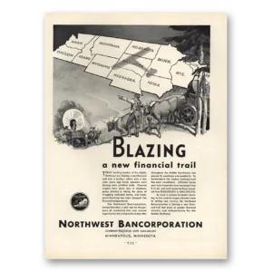 1930 Northwest Bancorporation Print Ad | Financial Trail