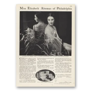 1930 Ponds Cold Cream Print Ad | Elizabeth Altemus
