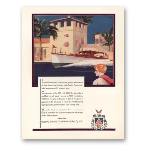 1930 Sterling Engine Print Ad | Matthews 46