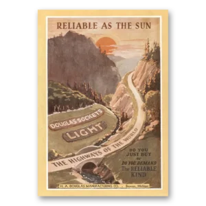 1931 Douglas Auto Electric Parts Print Ad | Reliable Sun