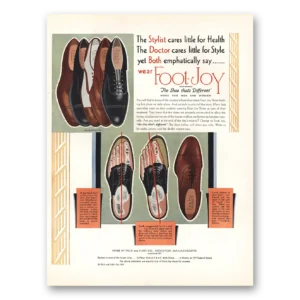1931 Foot Joy Shoes Print Ad | Stylist Cares