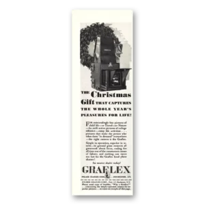 1931 Graflex Cameras Print Ad | Christmas Gift