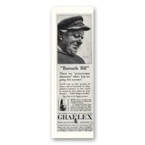 1931 Graflex Cameras Print Ad | Barnacle Bill