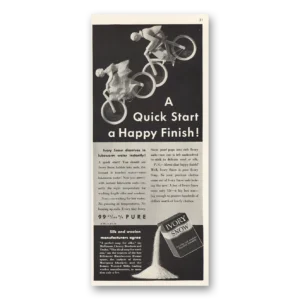 1931 Ivory Snow Print Ad | Happy Finish