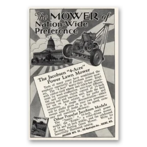 1931 Jacobsen Mowers Print Ad | Nation Wide