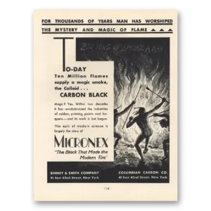 1931 Micronex Print Ad | Magic Smoke