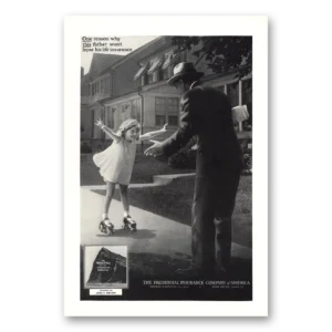 1931 Prudential Insurance Print Ad | One Reason