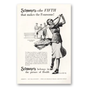 1931 Schraffts Candy Print Ad | Fifth Foursome