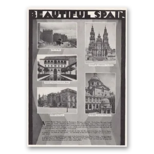 1931 Spain Print Ad | Avila