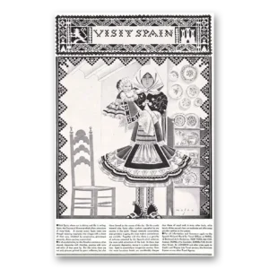 1931 Spain Print Ad | Visit Spain