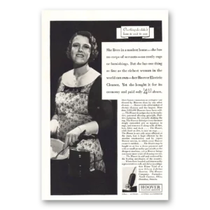 1932 Hoover Vacuum Print Ad | Modest Home