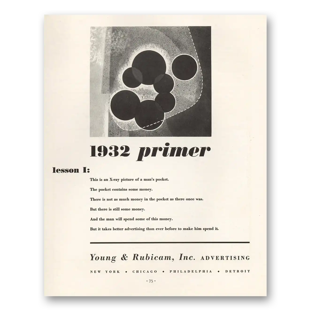 1932 Young & Rubicam Print Ad | Primer Lesson