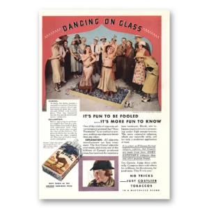 1933 Camel Cigarettes Print Ad | Dancing Glass
