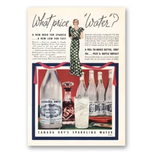 1933 Canada Dry Print Ad | What Price