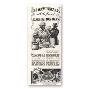 1933 Aunt Jemima Print Ad | Plantation Days