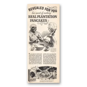 1933 Aunt Jemima Print Ad | Plantation Pancakes