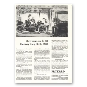 1933 Packard Eight and Twelve Print Ad | Buy Car