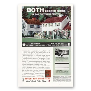 1934 Dutch Boy Paint Print Ad | White Lead Paint
