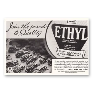1934 Ethyl Gasoline Print Ad | Join Parade