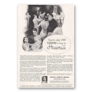 1934 Hawaii Print Ad | Just Planning
