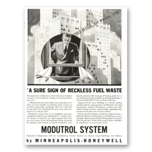 1934 Moduflow Print Ad | Modutrol System