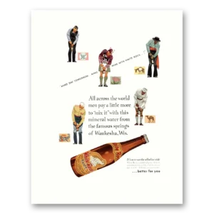 1934 White Rock Beverages Print Ad | Mix It