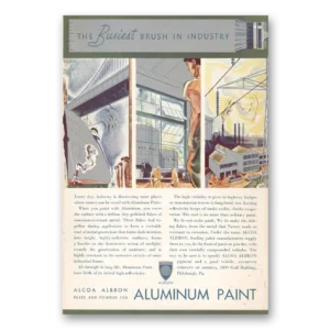 1935 Alcoa Print Ad | Busiest Brush