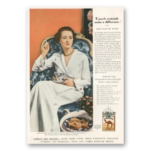 1935 Camel Cigarettes Print Ad | Mary De Mumm