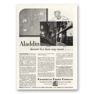 1935 Commercial Credit Company Print Ad | Aladdin