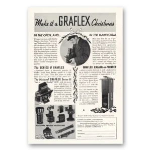 1935 Graflex Cameras Print Ad | Open Darkroom