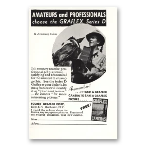 1935 Graflex Cameras Print Ad | Armstrong Roberts