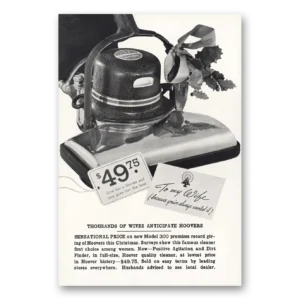 1935 Hoover Vacuum Print Ad | Thousands Wives