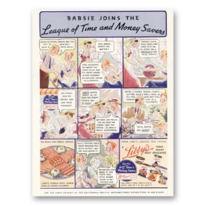 1935 Libbys Table Ready Meat Delicacies Print Ad | Babsie
