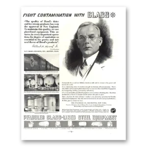 1935 Pfaudler Glass Lined Steel Equipment Print Ad | Fight Contamination