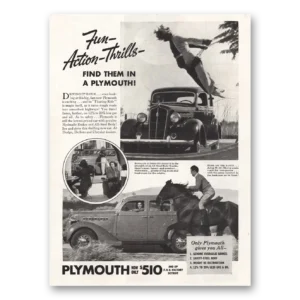 1935 Plymouth Print Ad | Driving Fun